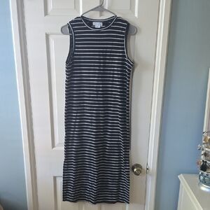 Cynthia Rowley Black and White Striped Maxi Dress Size XS